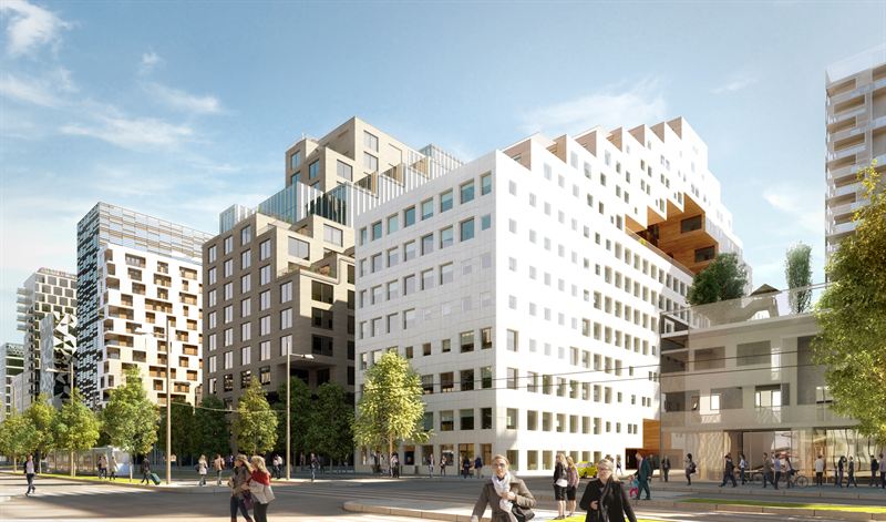 Moderne kontorbygg